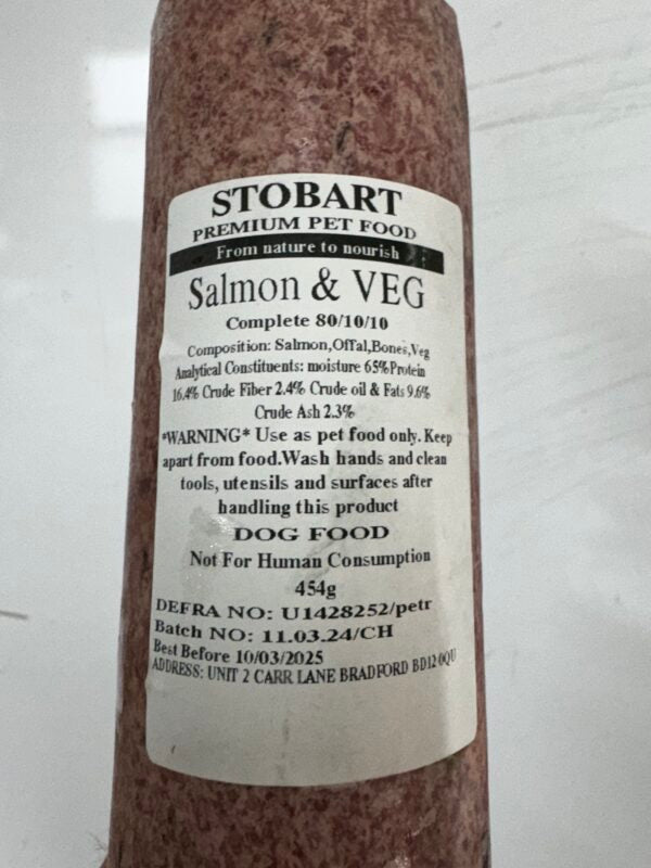 Stobart – Salmon Complete with Veg 454g