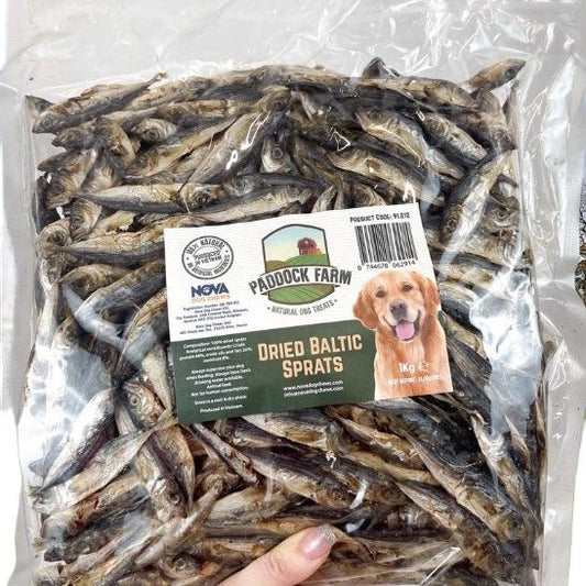 1kg Sprats - Dog Treats - Natural Treats for dogs