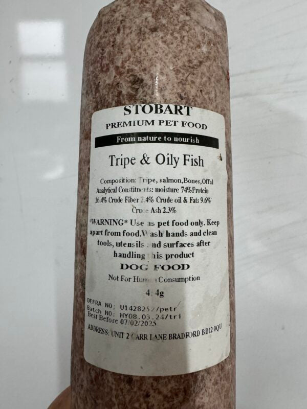 Stobart – Tripe & Oily Fish Complete 454g